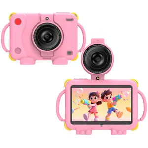 PEICHENG 2026 Kids Tablets ,Android 15 tablet 7 inches, 8GB (3+5) RAM+32GB Storage (Supports 1TB Micro SD),Touchscreen, WITH Protective Case, 90-degree flip for taking photos, newest model ages 3-10 For Kids,TikTokShopSpringGlowUp