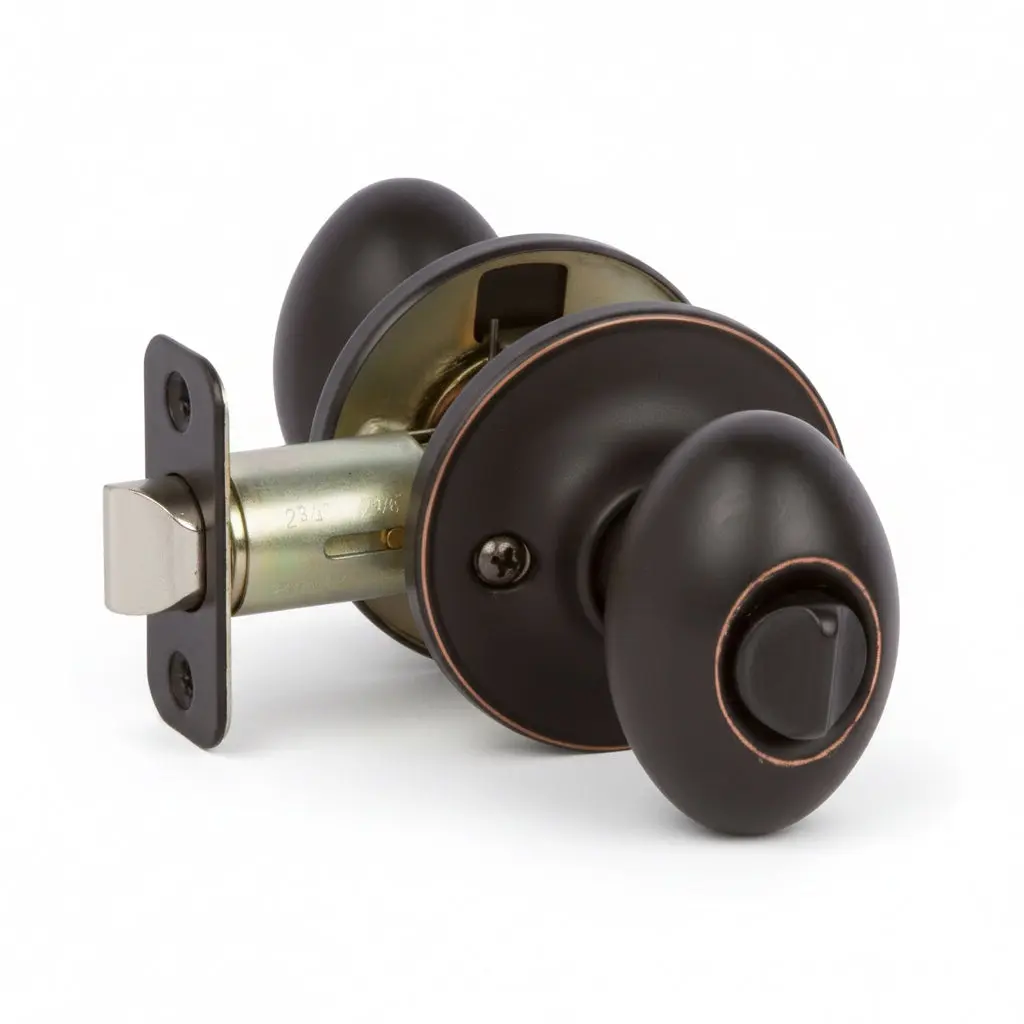 Somerset Privacy Door Knob, Oil Rubbed Bronze