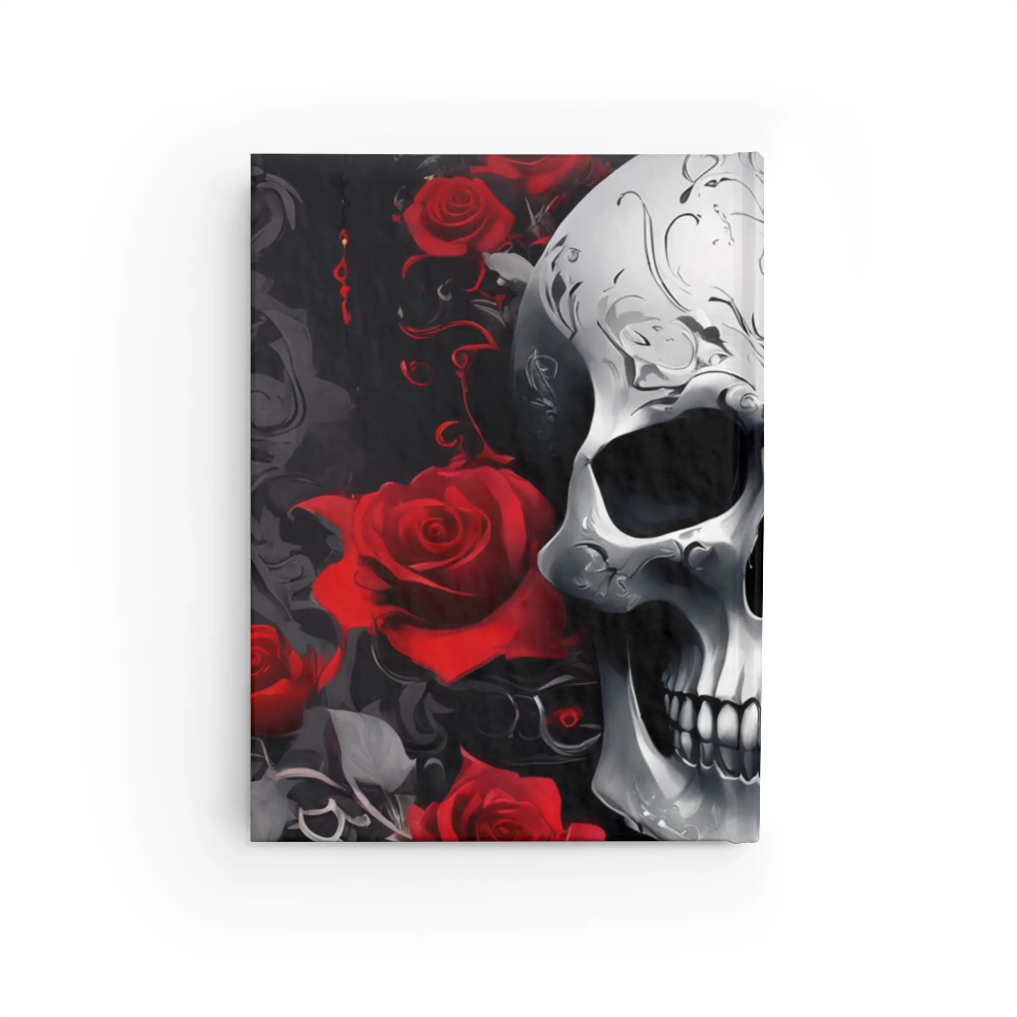 Sketchbook - Dark Roses and Skulls, Goth Sketching Journal for Embracing the Darkness, Perfect for Drawing Your Darkest Creations, Halloween