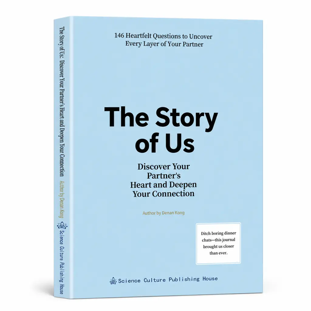 The Story of Us Guided Couples Journal - Guided Q&A, Conversation Starters, Relationship Questions, Writing Prompts, Meaningful Gift for Romantic Partners