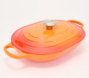 Le Creuset 3.75-qt Signature Cast-Iron Oval Casserole w/Lid