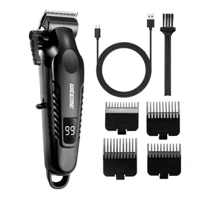 Weeme Men's Grooming Set, Trimmer Kit, USB Rechargeable, Includes Hair Clipper, Razor, Nose Trimmer, Multi-Functional, Ideal Gift, Home & Travel
