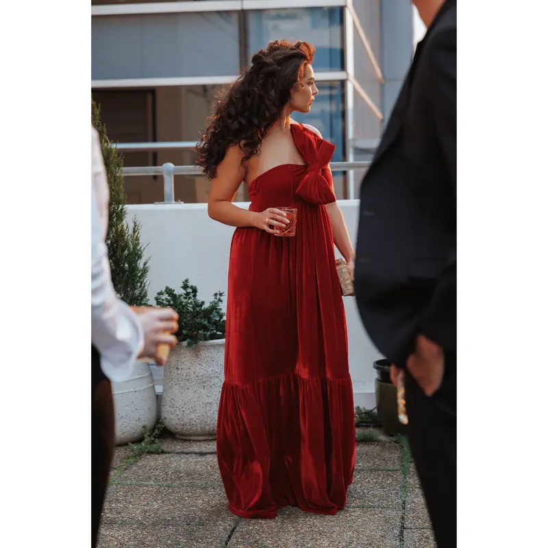 prom dress long or short Short Prom Dress A Line Knee Length – TANYA BRIDAL main image 1