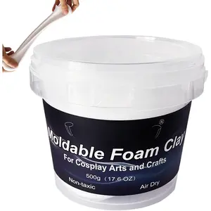 Clay  Moldable Air Dry  Clay Craft 500g White Lightweight Sculpting  for Costumes Sanding  (500g, White)