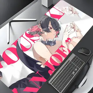 Cool Girl Zone Zero Ellen Joe Design Mouse Pad, Large Gaming Mouse Pad, Aesthetic Desktop Decoration, Non-Slip Rubber Pad, Perfect Gift