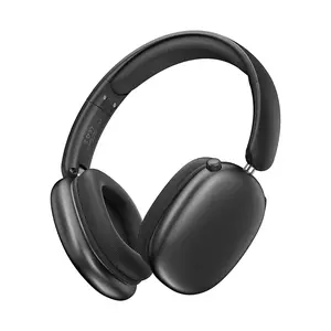 Wireless Bluetooth Headphones, Over-Ear, Deep Base, Foldable, Mic for iOS/PC Headphones Android Memory Headset, Travel Headphones, Perfect Gift for Men Women, Black