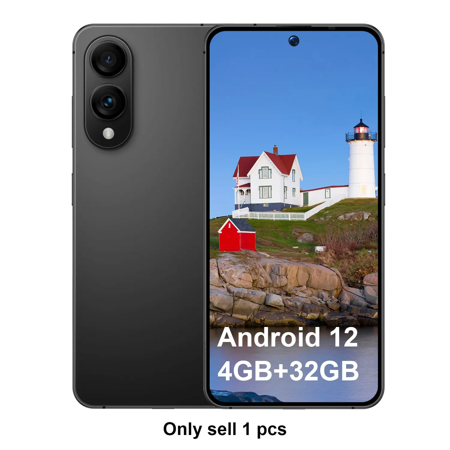 I25 Ultra Android Unlocked Smartphone, 4GB+32GB RAM, Android 12.0, 4300mah Battery, 5mp+13mp Camera, 4g Network, Dual Sim, 7.2-Inch Screen, Octa-Core Cpu, Smart Touchscreen Phone, Cellphone, Mobile