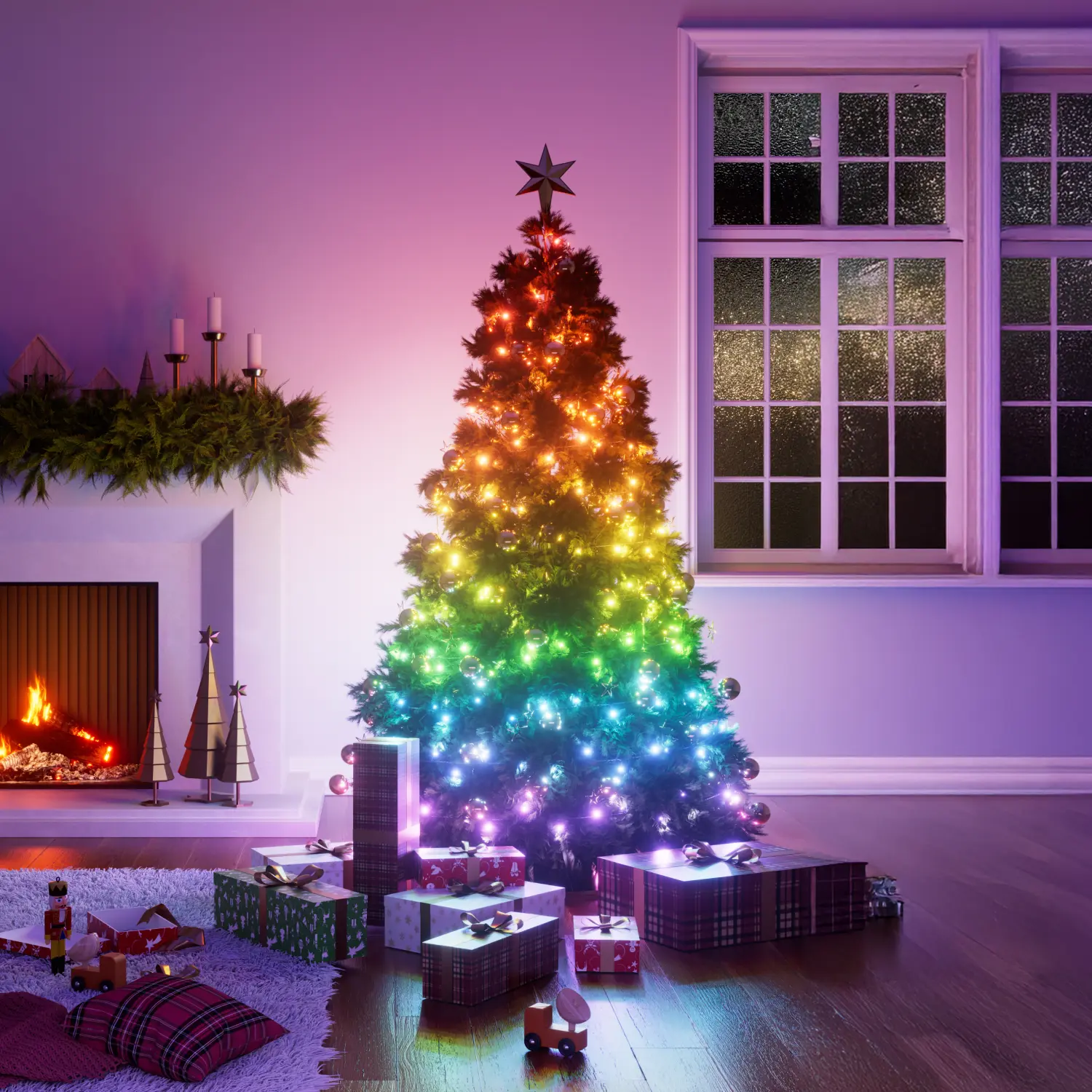 Matter Smart Holiday String Lights with 300 LEDs (78.8ft)
