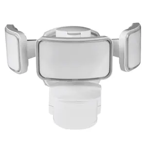 Feit Electric 3011335 Dusk to Dawn Hardwired LED Security Floodlight - White, Hardwired Installation, Secure Lighting