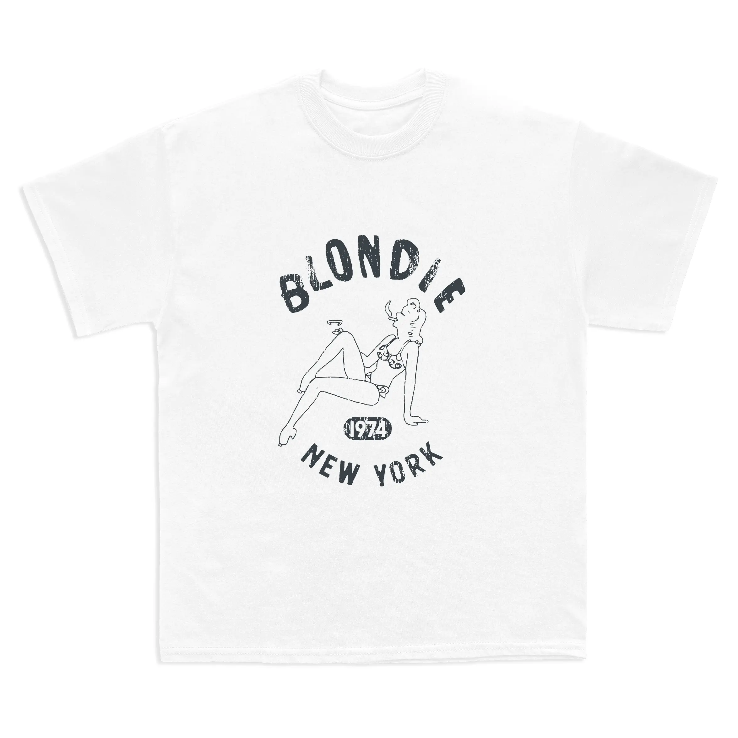 Vintage Blondie TShirt , Rock Music Shirt , Blondie Band Tee , Gift For Man And Women , Unisex 100% Cotton Tee