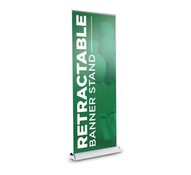 Custom Printed High Quality Retractable Banner Stands 33" x 81"