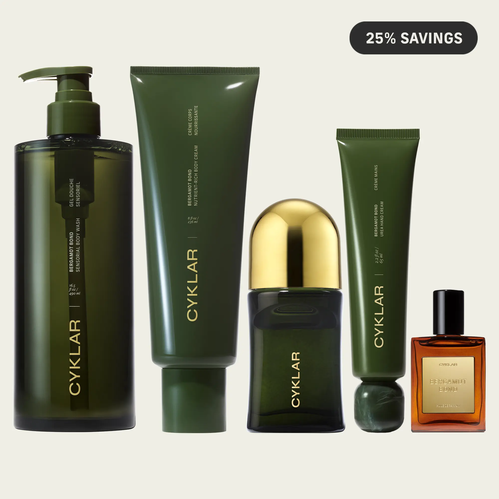 Bergamot Bond Body Care Vault Set - Body Wash, Body Cream, Hand Cream, Mandelic Acid Deodorant & Perfume Oil Bergamot Bond Body Care Vault Set - Body Wash, Body Cream, Hand Cream, Mandelic Acid Deodorant & Perfume Oil