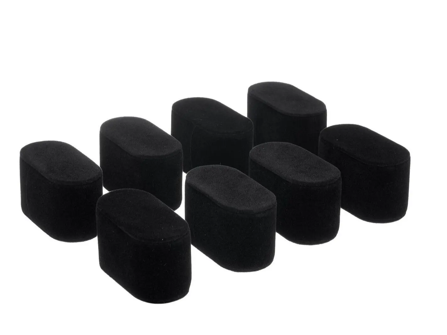 Set of 8 Velvet Watch Bracelet Pillows for Case Box Display Stand