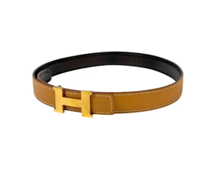 Pre-owned HERMES Constance Reversible H Belt 4000034225031