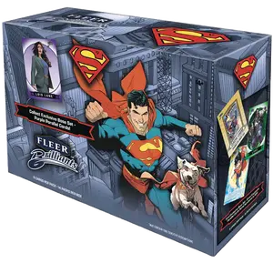 2025 Upper Deck Fleer Brilliants Superman Mega Box (14 Packs)