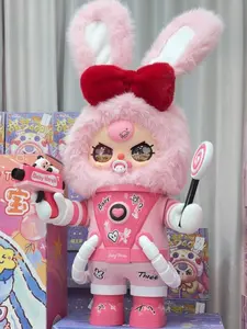 （03）BABYTHREE-1000% ember pink bunny Plush Blind Box