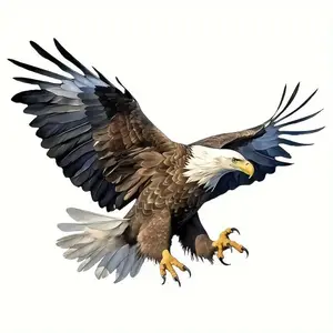 Eagle Pattern Car Sticker, Car Exterior Decorative Sticker, Durable Car Decoration Sticker for Car, Truck, SUV, Window, Laptop, Wall, Motorcycle, Multipurpose Car Decal, Universal Car Sticker, Sticker For Cars