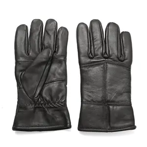 Shop LC Dark Brown 100% Genuine Leather Gloves