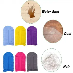 6Pcs Mixed Color 360° Fleece Duster Refills for Swiffer, Reusable Duster Refills Heavy Duty Compatible with Swiffer Hand Duster (Handle is Not Included)