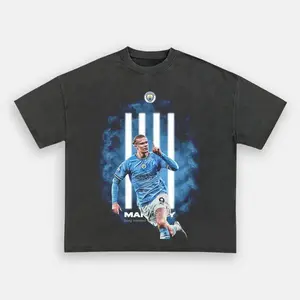 Erling Haaland Man City Vibrant Design Apparel
