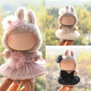 【Only clothes】Ballet Dress  for Labubu Costume Set 2pcs - Cute Collectible for Toy