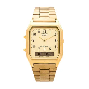 Casio Vintage AQ230 Series Watch in Gold