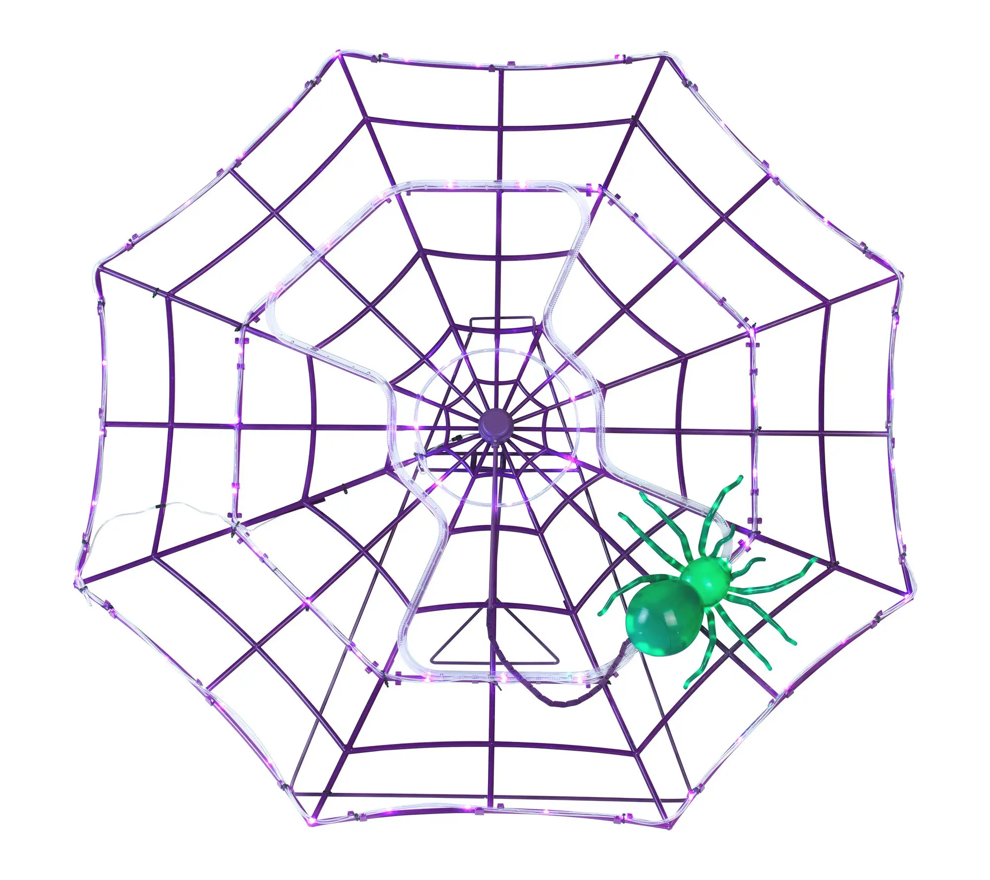 Mr. Halloween 4ft Outdoor Animated Spider Web Purple Web