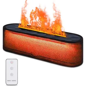 Diffuser Humidifier  Aromatherapy Essential Oil Diffusers Ultrasonic Volcano Humidifier with Remote Control Waterless Auto Off 7 Colors Night