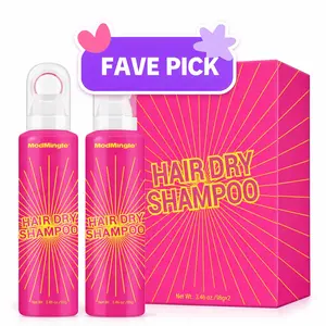 ModMingle Instant Hair Dry Shampoo Natural Ingredient Invisible Volumizing Spray Absorbs Oil Instantly Oily Hair Travel Gym Work Essential 3.46oz 98g*2 Cleanser Conditioner#Valentine's Day gift