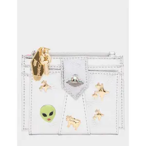 Betsey Johnson SPACE OUT WALLET SILVER