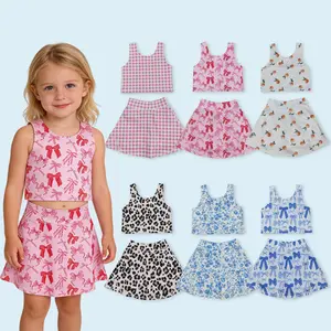 Athletic active wear girls summer yoga set