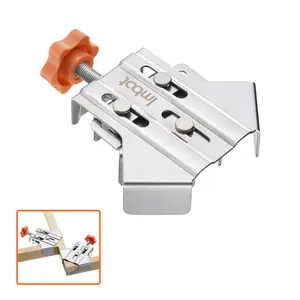 IMBOT，Angle Clamp Stainless Steel Adjustable 90 Degree Right Angle Woodworking Clamp, Durable Rust, Flexible Fixing Clamp, Time-Saving and Efficient, Accurate Assembly