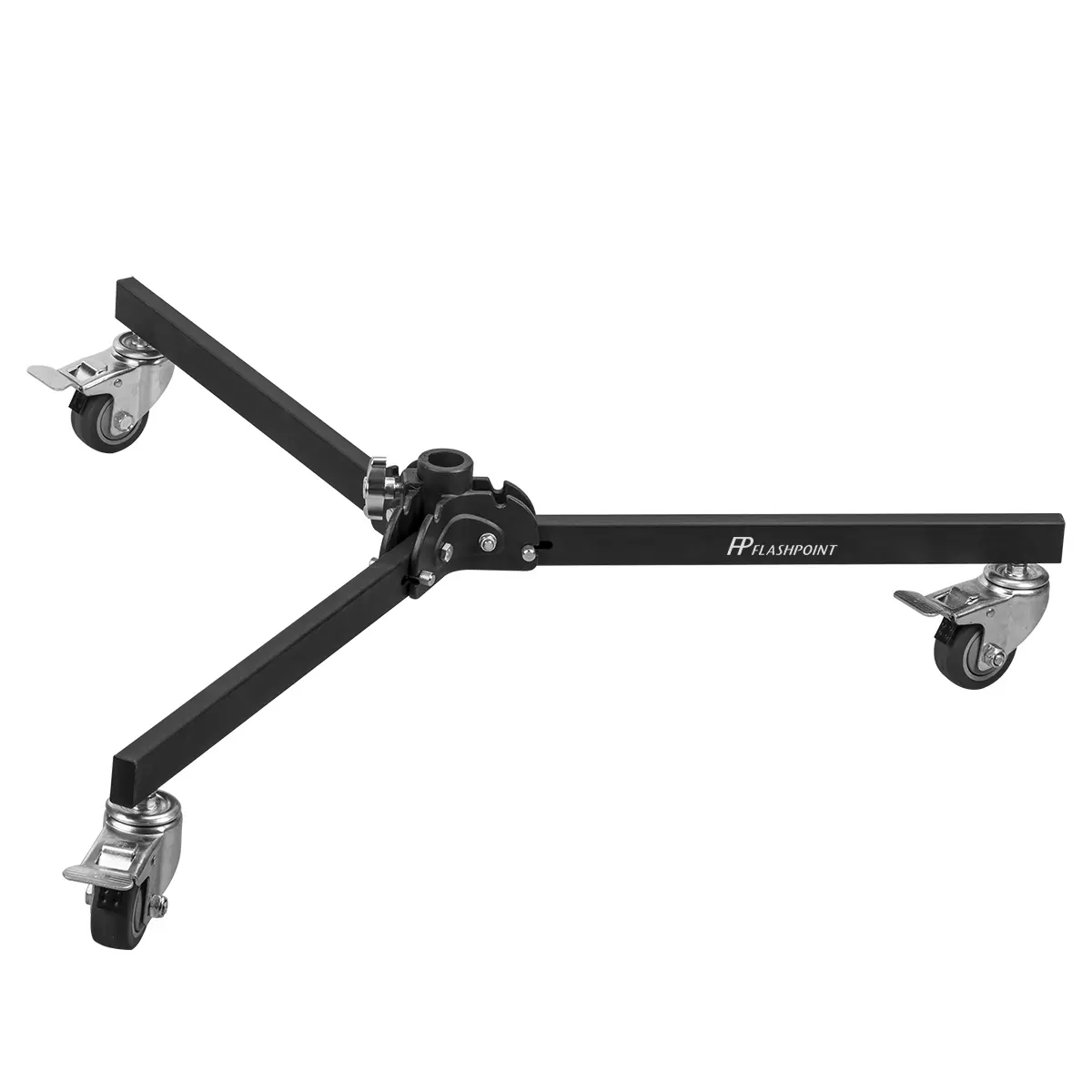 Flashpoint Steel Wheeled Roller Stand for Photographers, Compact Fold, Steel Frame, Folding Base, V2 Version