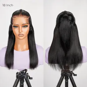 AliPearl Wig Ponytail Style Half Up Half Down Straight 13x4 Lace Frontal Wig Pre Styled Beginner Friendly Glueless Wigs Human Hair TikTokShopBacktoSchool