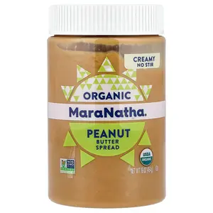MaraNatha Organic Peanut Butter Spread, Creamy, 16 oz (454 g)