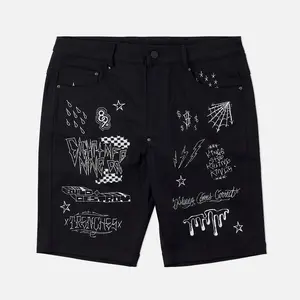 Scribblez Work Shorts Black
