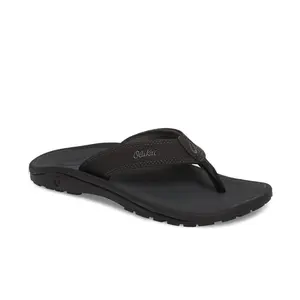 OluKai Men's Ohana Black Thong Sandal