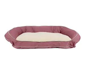 Carolina Pet Large GreenDog Checkered Wave Bolster Bed