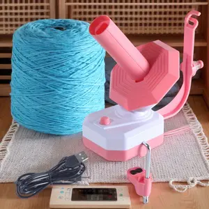 Electric Yarn Winder with Auto Spooling System - Heavy-Duty Automatic Ball Winder Machine, Stepless Speed Control, Large Capacity up to 10oz, Compact Base with Power Cord - for Knitting, Crocheting, Weaving - Ideal for Crochet, Knitting, Tapestry