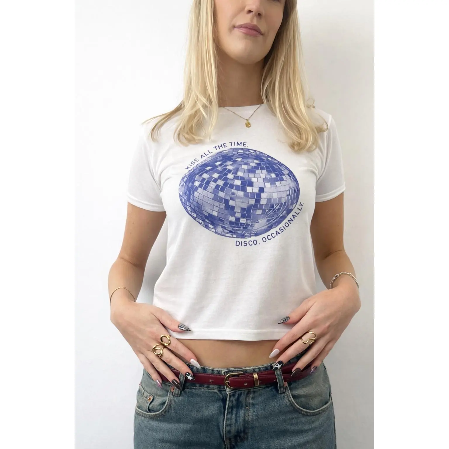[Sale Up To 50%] Harry kiss all the time, disco occasionally youth baby tee