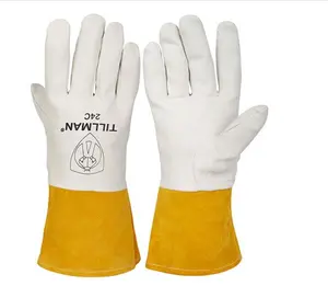 Tillman 1328 Top Grain Goatskin Premium Leather Protective TIG Welding Gloves