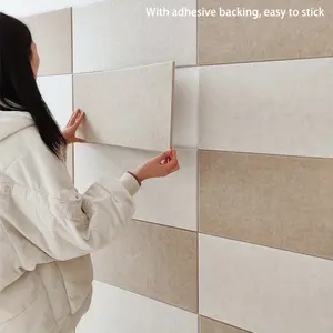 6-Pack Self-Adhesive Acoustic Panels, 23.6*12 inch Decorative Soundproofing Panels, Wall and Ceiling Acoustic Treatment Tiles, Artistic Sound Absorbing Panels, Perfect for Home and Office to Reduce Echo and Noise, Bedroom Decor girl room accessories