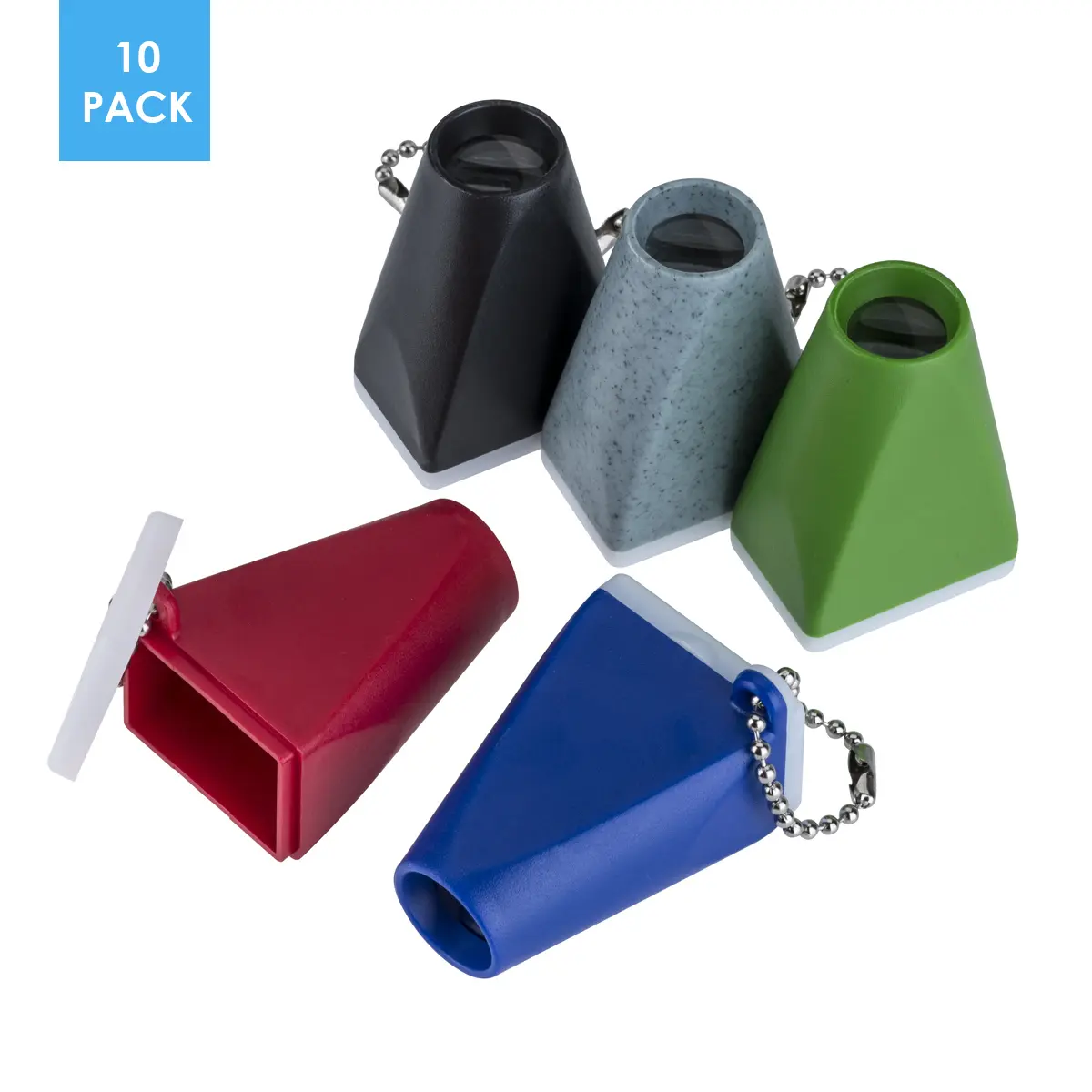 Adorama Key Chain Transparency Slide Viewers, 10-Pack