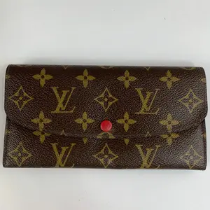 Pre-owned Louis Vuitton canvas small leather goods Emilie Wallet