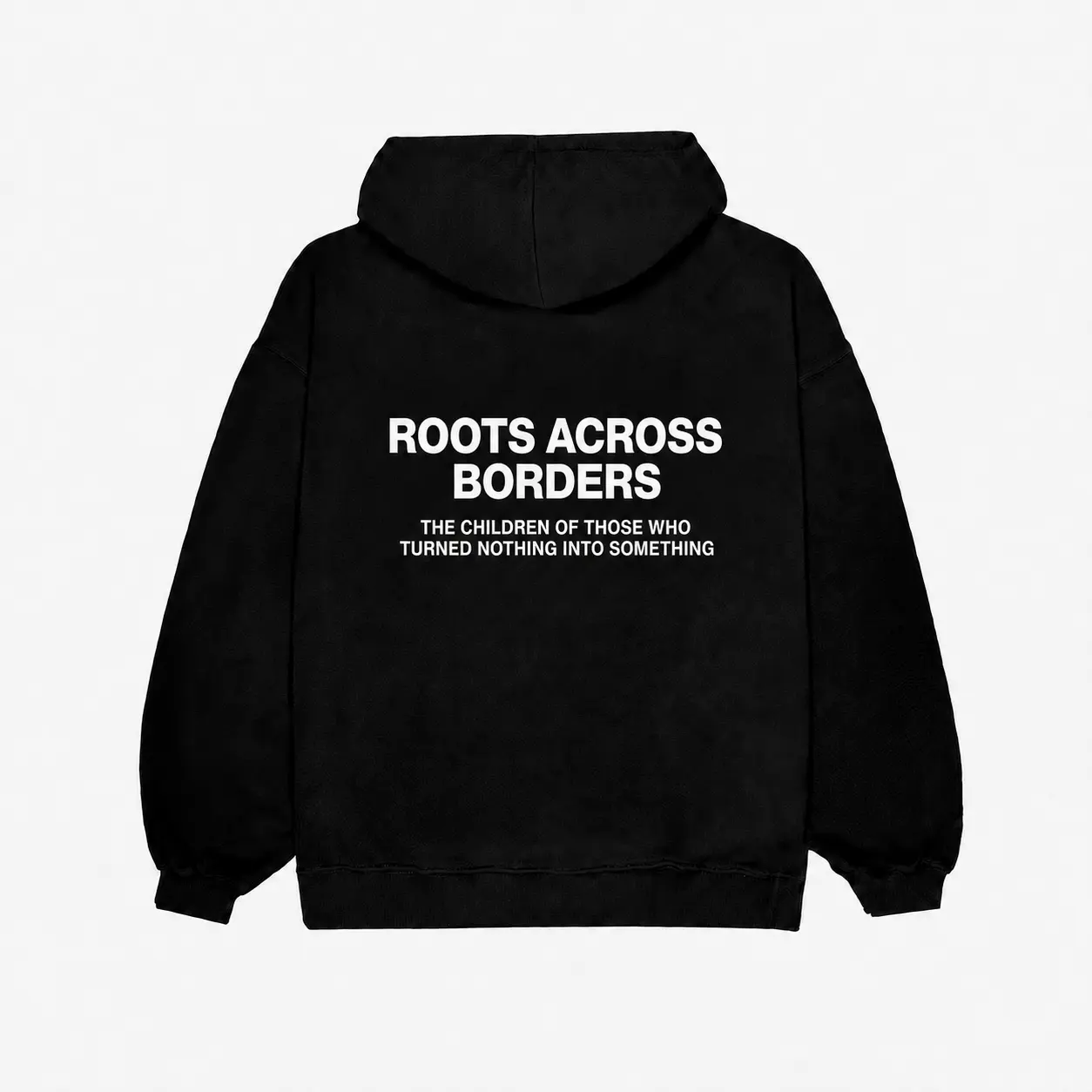 Roots Across Borders Graphic Hoodie, Immigrant Pride Hoodie, Unisex Pullover Sweatshirt, Inspirational Statement Hoodie
