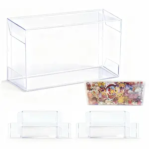 2/5PCS Clear Plastic Protector Case Display Box For Pkmn Center Japanese Special Box