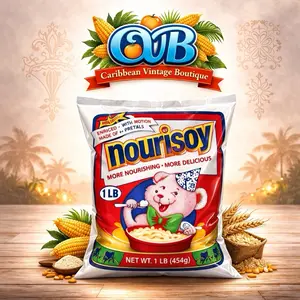 Nourisoy Fortified Soy Cereal 1 lb 454 g Muesli Oatmeal Enriched with Motion Made of Pretals More Nourishing More Delicious