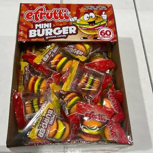 Efrutti Mini Burger Gummi Candy (60 pcs) Efrutti Mini Burger Gummi Candy (60 pcs)