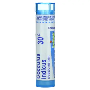 Boiron Cocculus Indicus, 30C, Motion Sickness Relief, Approx 80 Pellets