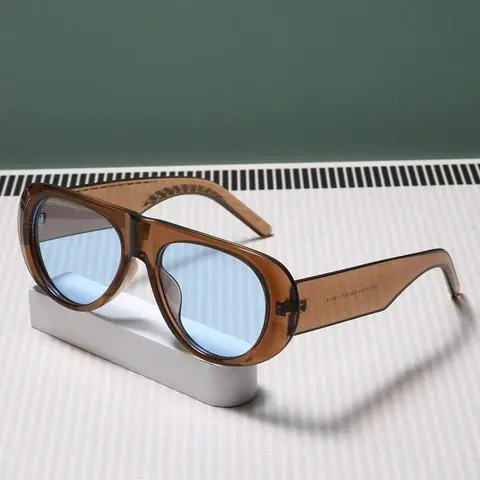 Unisex Vintage Round Frame Sunglasses, Trendy Casual Sunglasses for Everyday Use, Fashion Accessories for Outdoor Activities, High Quality Sunglasses, Trendy Styling Sunglasses, Trendy Shades